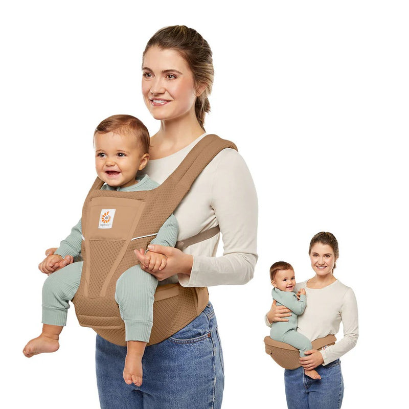 [10 year local warranty] Ergobaby Alta Hip Seat Baby Carrier - Camel Brown
