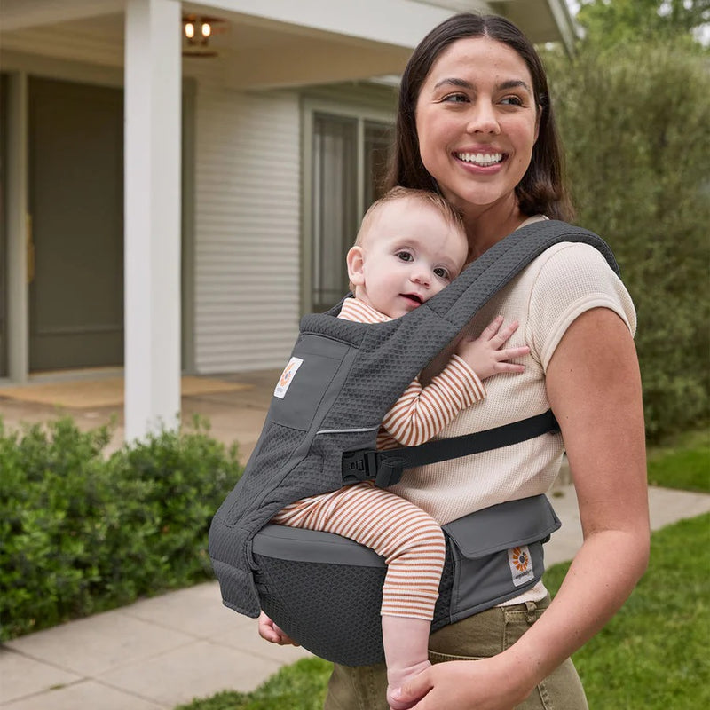 [10 year local warranty] Ergobaby Alta Hip Seat Baby Carrier - Graphite Grey