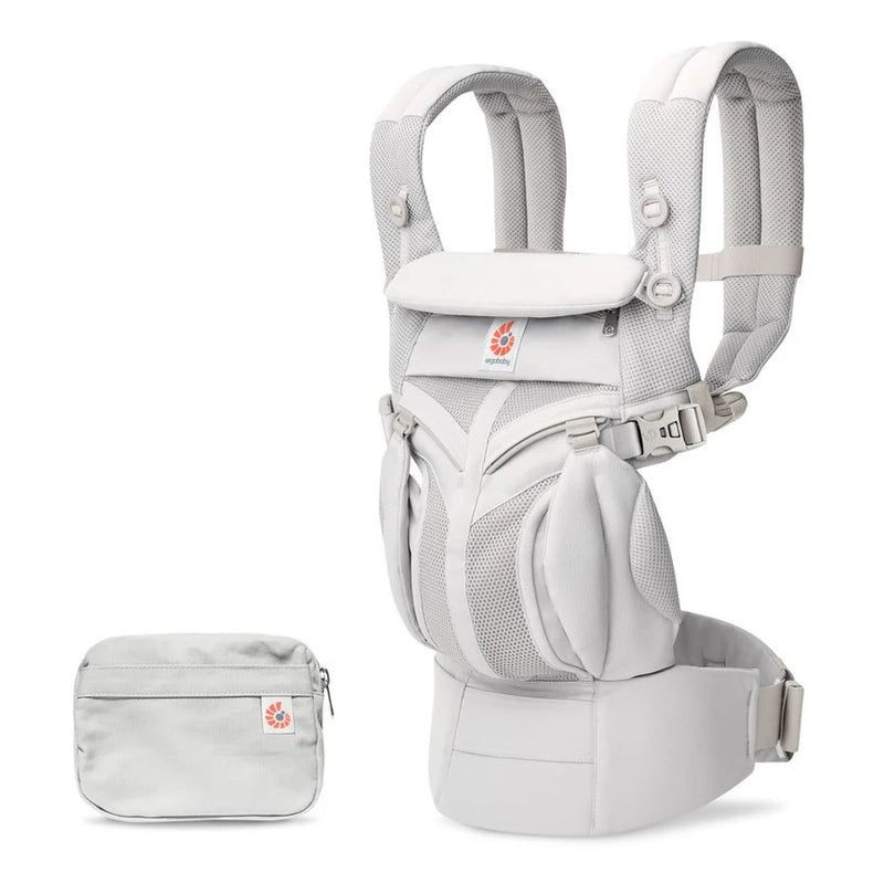 [10 year local warranty] Ergobaby Omni Classic Mesh Baby Carrier - Pearl Grey