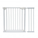 Lucky Baby Smart System 2 Way Swing Back Gate - Crystal Clear