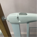 Lucky Baby Smart System 2 Way Swing Back Gate - Crystal Clear