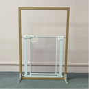 Lucky Baby Smart System 2 Way Swing Back Gate - Crystal Clear