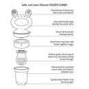 Haakaa Freeze-N-Feed Mini Combo - Feeder + Pea Green Tray - 10 Color