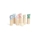 Bubble Wooden Animal Bowling Set