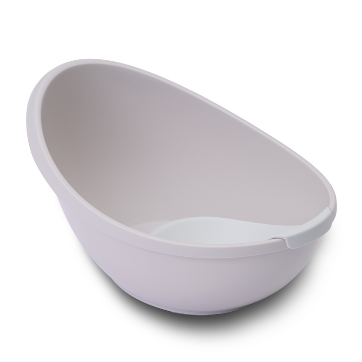 Bubble Baby Bath with Bath Seat - Taupe