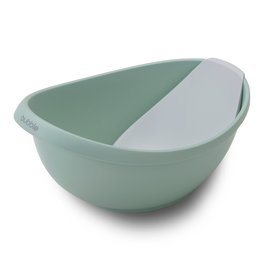 Bubble Baby Bath with Bath Seat - Sage