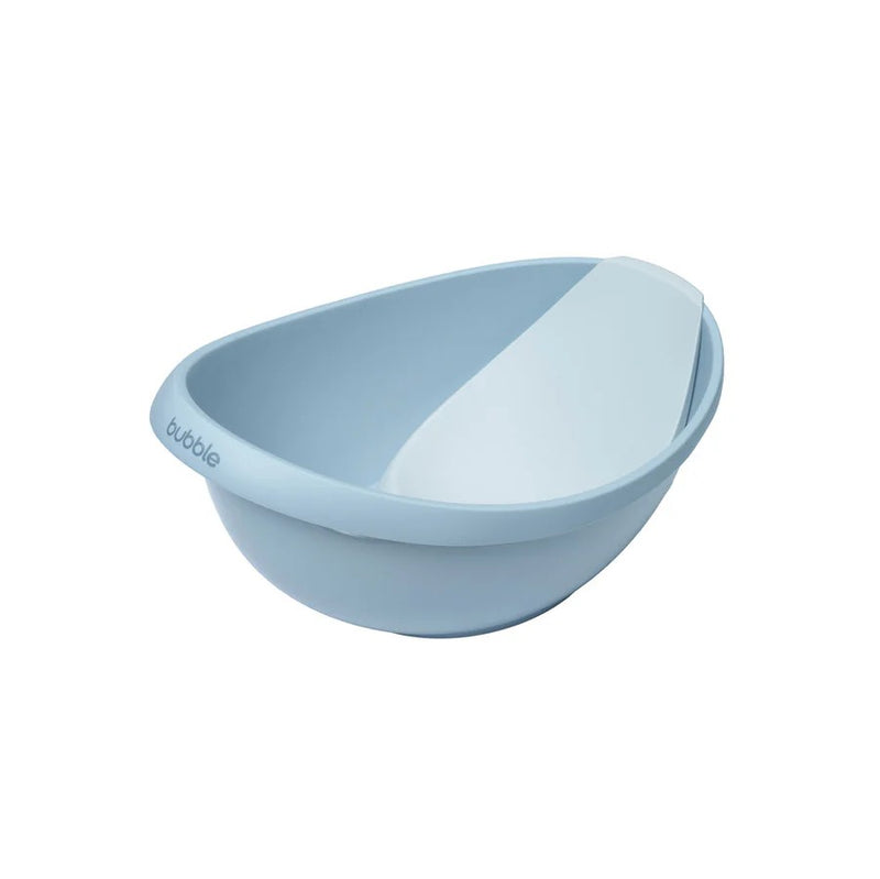 Bubble Cuddle Bath with Newborn Support Insert - Cashmere Blue