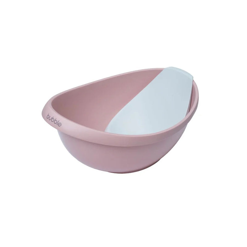 Bubble Cuddle Bath with Newborn Support Insert - Cashmere Pink