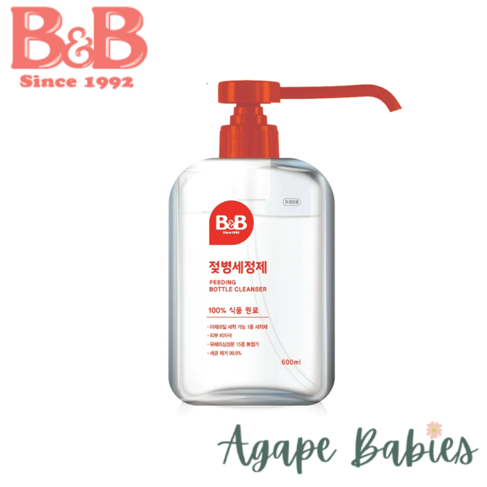 B&B Feeding Bottle Cleanser (Liquid) - Bottle/Refill Pack