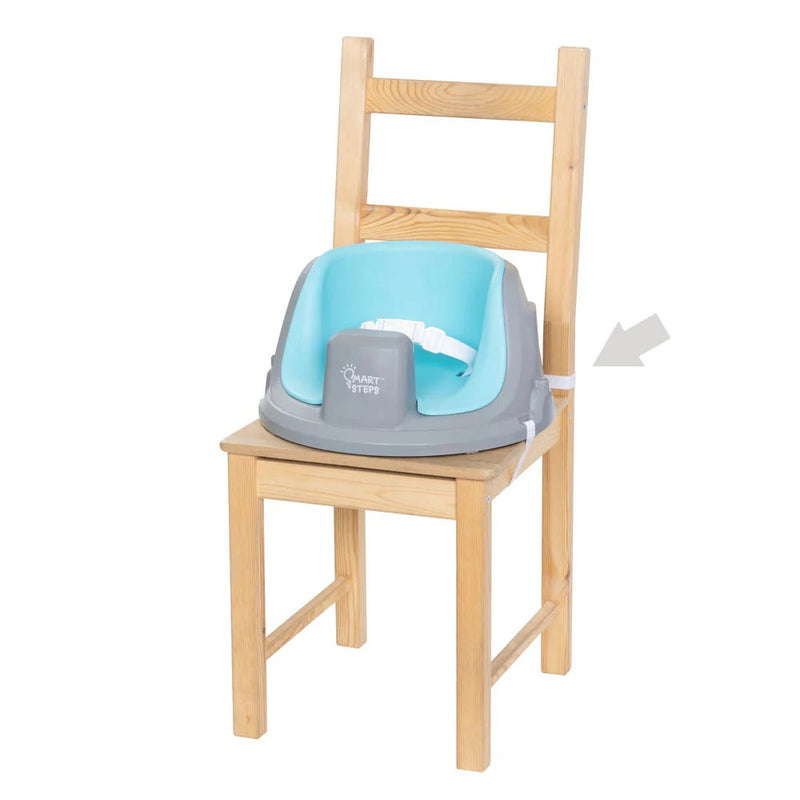 Baby Trend Smart Steps Explore N’ Play 5-in-1 Activity to Booster Seat - Blue Safari Fun