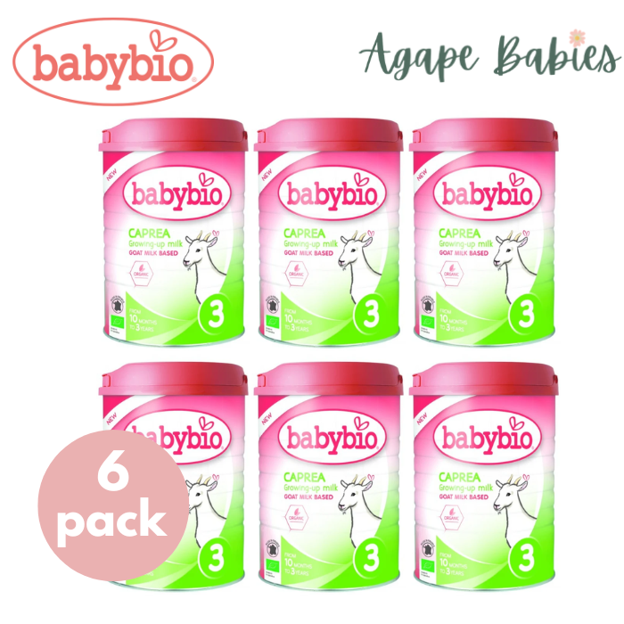 Babybio Caprea 3 Organic Goat Milk Growing-up Formula, 900g (Pack Of 6) Exp: 2021