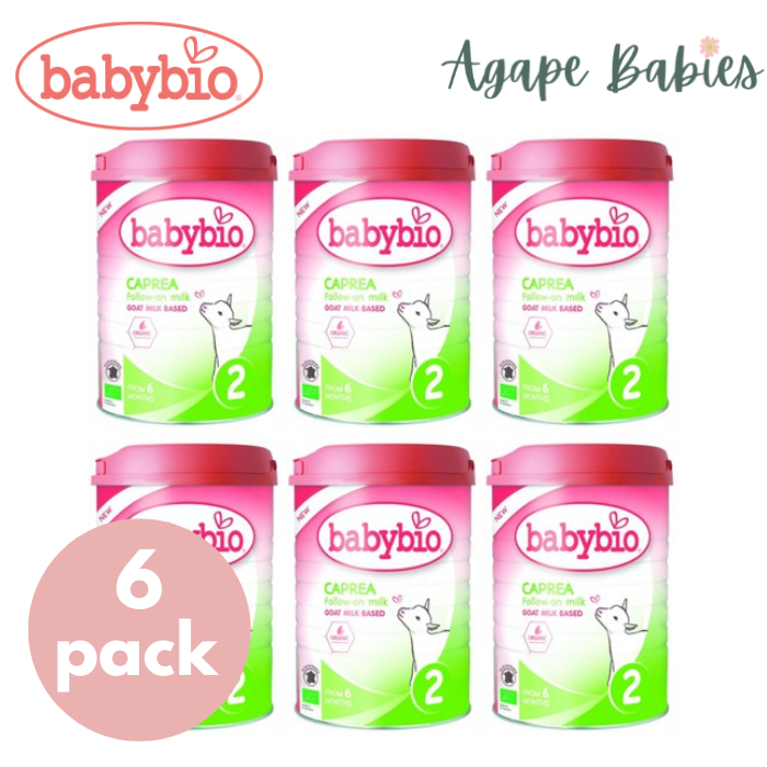 Babybio Caprea 2 Organic Goat Milk Follow-On Formula, 900g (Pack Of 6)