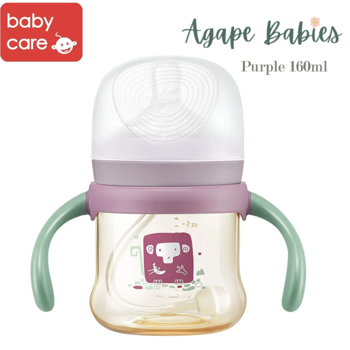 Babycare PPSU Nursing Bottle - 160ml - Purple