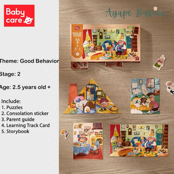 Babycare Skill Up Puzzle - 3 Stages