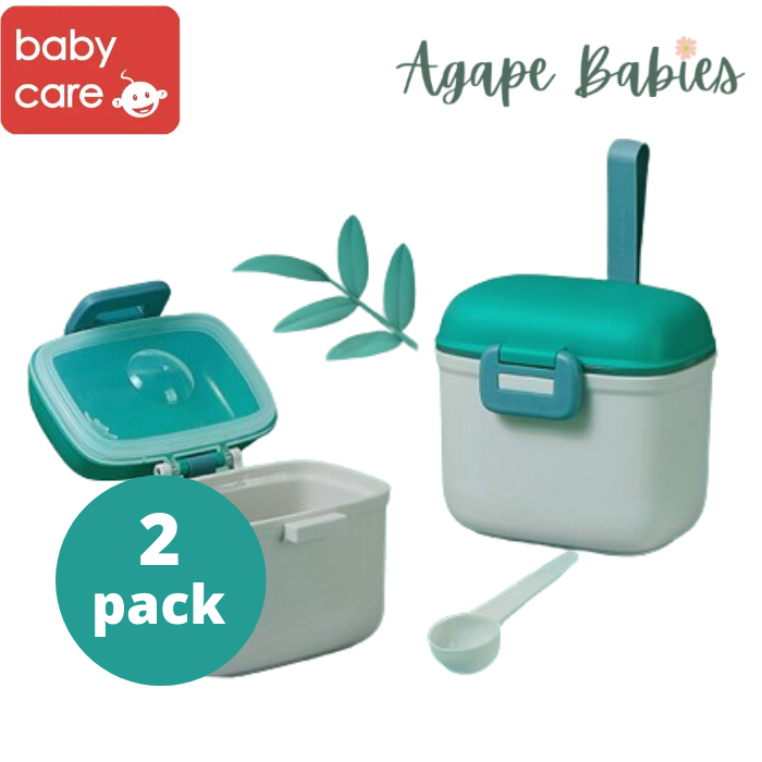 [Pack Of 2] Babycare Milk Powder Container - 552ml - Green