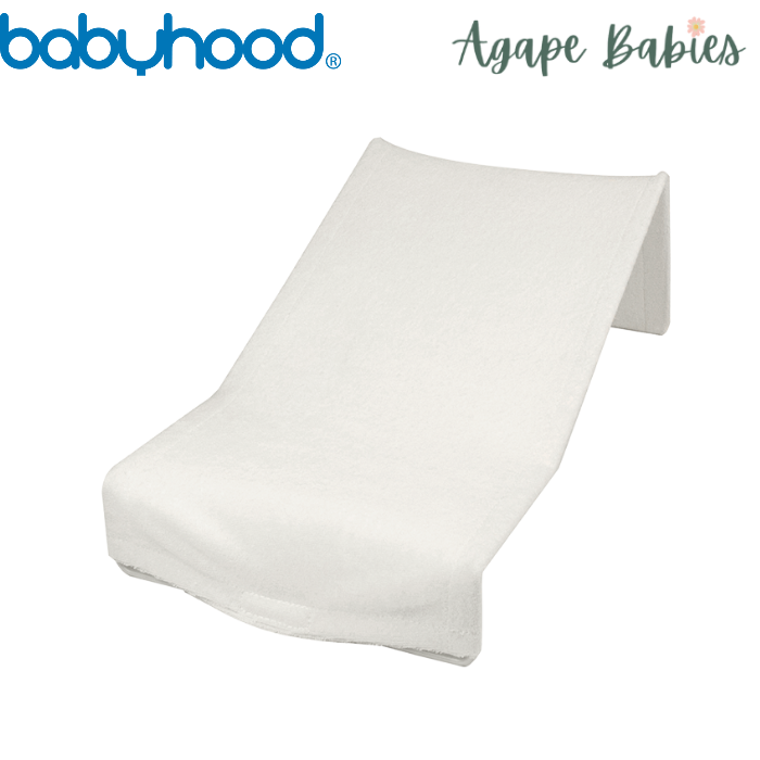 Babyhood Toweling Bath Support -White