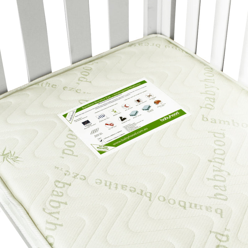 Babyhood Mattresses for Baby Cots - 3 Sizes (1 yr warranty)
