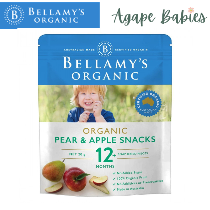 Bellamy's Organic Apple & Pear Snacks 20g - 12M Up Exp: 07/24
