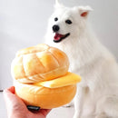 [2 Pack] Nom Waggle Bolo Bun Squeakie Chew Toy (Premium)