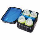 Packit Freezable Baby Bottle Cooler Bag - Grid