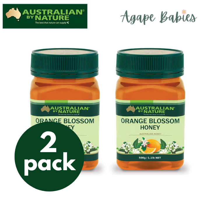 [Bundle Of 2] Australian By Nature Orange Blossom Honey, 500 g. Exp: 02/27