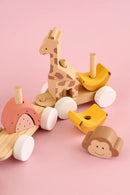 Jabadabado Train With Blocks Safari
