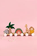 Jabadabado Train With Blocks Safari