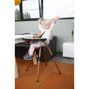 Childhome Evolu Feeding Tray + Silicone Placemat - Black