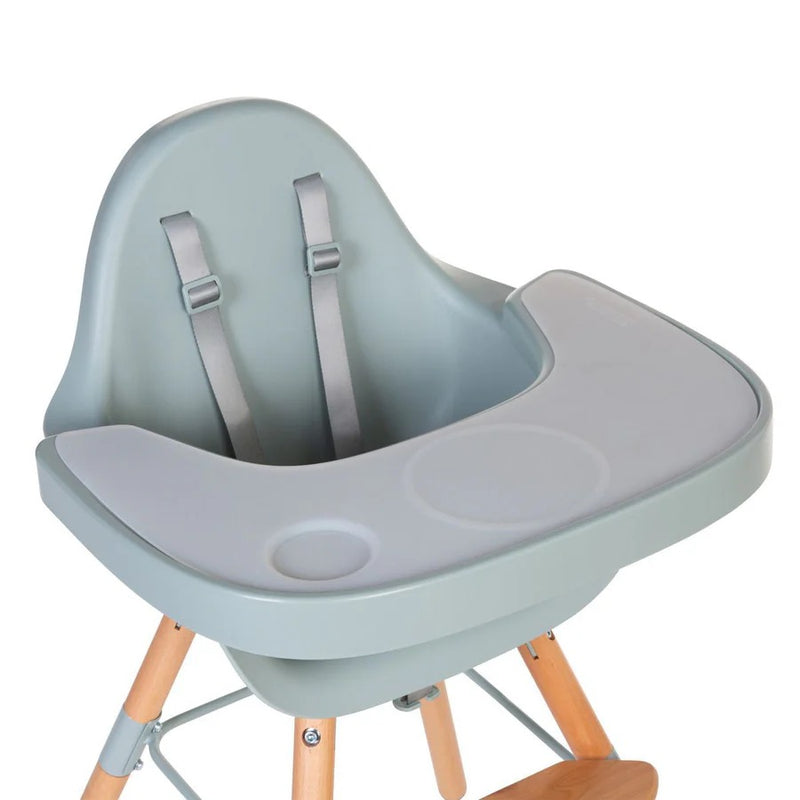 Childhome Evolu Feeding Tray + Silicone Placemat - Mint