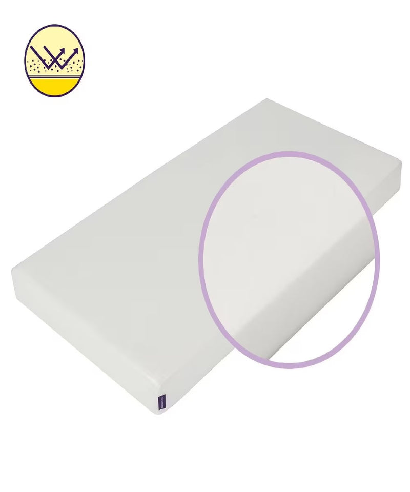 Clevamama Waterproof Support Cot Bed Mattress - 70x140x10cm