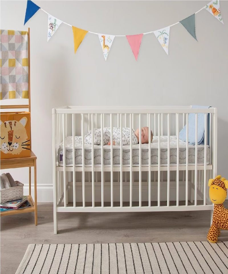 Clevamama Clevafoam Pocket Sprung Cot Bed Mattress - 70x140x11cm