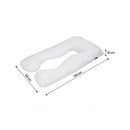 Clevamama Therapeutic Body & Bump Maternity Pillow - White