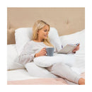 Clevamama Therapeutic Body & Bump Maternity Pillow - White
