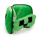 Travelmall Minecraft Creeper Shaped Plush Travel Pillow & Eye Mask Set
