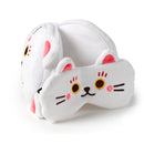 Travelmall 3D Maneki Neko Shaped Travel Pillow & with Eye Mask Set