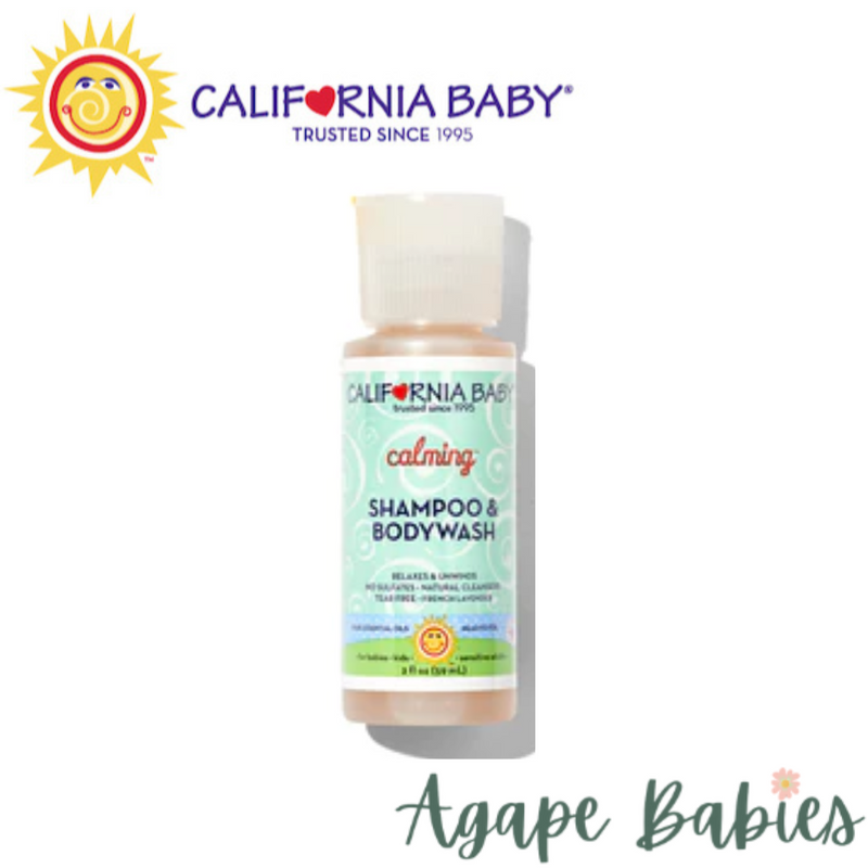 California Baby Shampoo & Body Wash: “Swimmer’s Defense” 2oz Travel Size Exp: 10/22