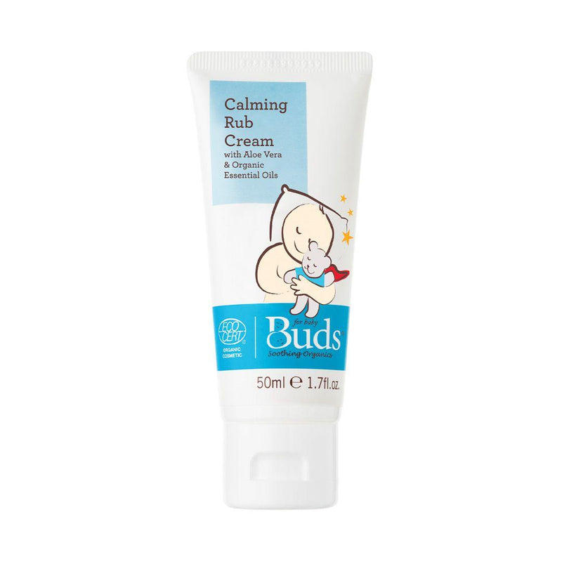 Buds Soothing Organics Calming Rub Cream Tube (50ml) Exp: 04/27