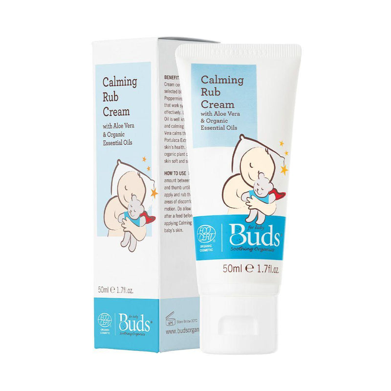 Buds Soothing Organics Calming Rub Cream Tube (50ml) Exp: 04/27