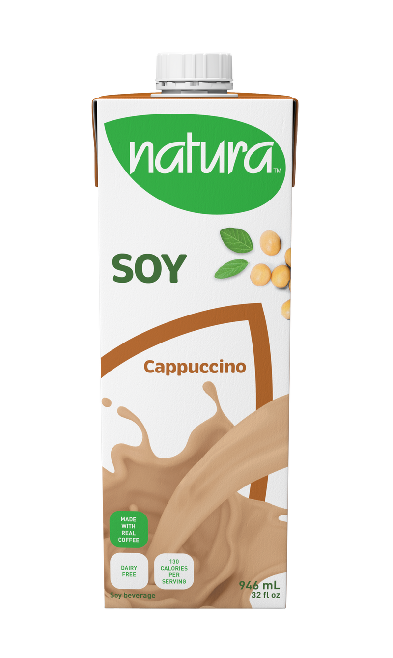 Natur-a Enriched Soy Beverage - Cappuccino (Organic) 946 ml ( Bundle Of 12 Packs ) Exp: 03/26
