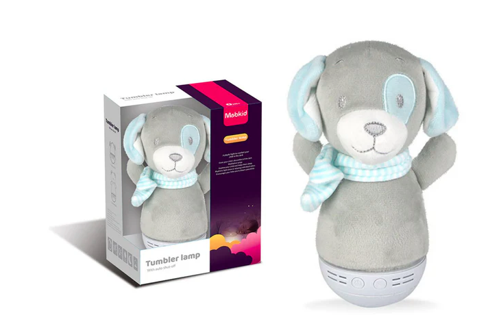 Maya & Friends Soft Plush Tumbler Lamp (Puppy)