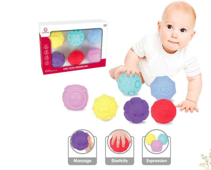 [2-Pack] Maya & Friends Baby Touch Training Ball