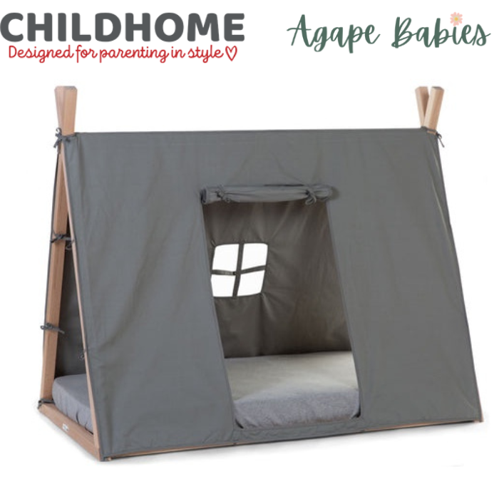 Childhome Tipi Bed Cover - 70x140 CM - Grey