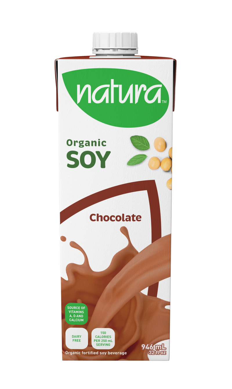 Natur-a Enriched Soy Beverage - Chocolate (Organic) 946 ml ( Bundle Of 12 Packs ) Exp: 04/26