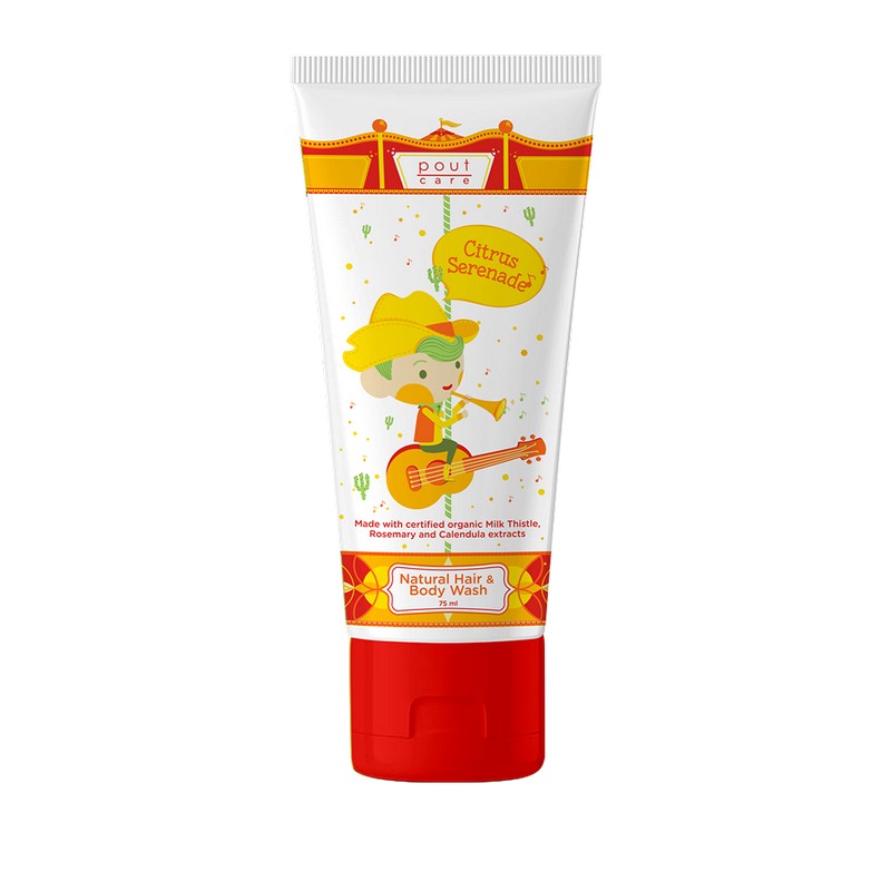 [Buy 1 Free 1] Pout Care Citrus Serenade Natural Hair & Body Wash 250ml Exp: 03/25