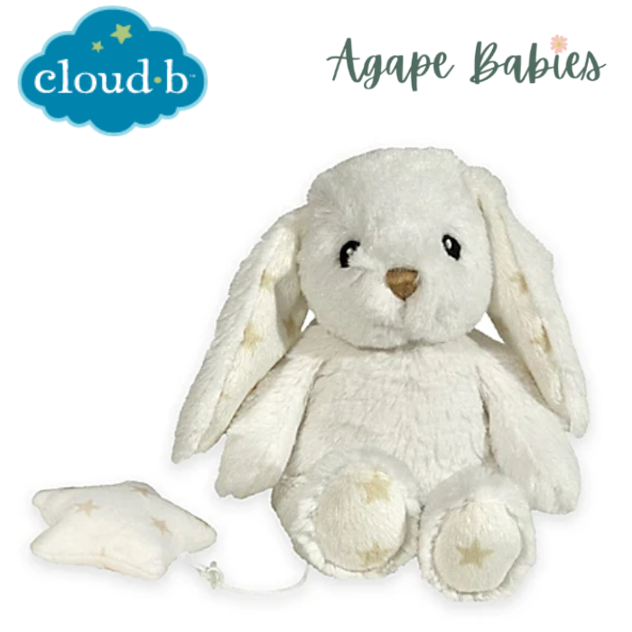 Cloud B Hugginz Musical Plushie - White Bunny