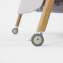 Tutti Bambini Cozee Sense Bedside Crib - Toasted Oak/Sand + Rocking Bar + CoZee Castors (Bundle pack)