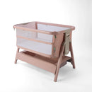 Tutti Bambini Cozee Zen Bedside Crib - Blush + Rocking Bar + CoZee Castors (Bundle pack)