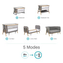 Tutti Bambini CoZee XL Bedside Cot & Crib - 3 Colors (1 year warranty)