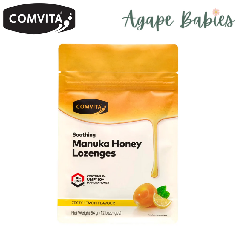 Comvita Manuka Honey Lozenges - Lemon & Honey, 40s