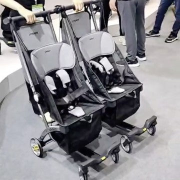 Bibibot Ai City 1 Sec Auto-Fold Cabin Stroller - Twin Connector